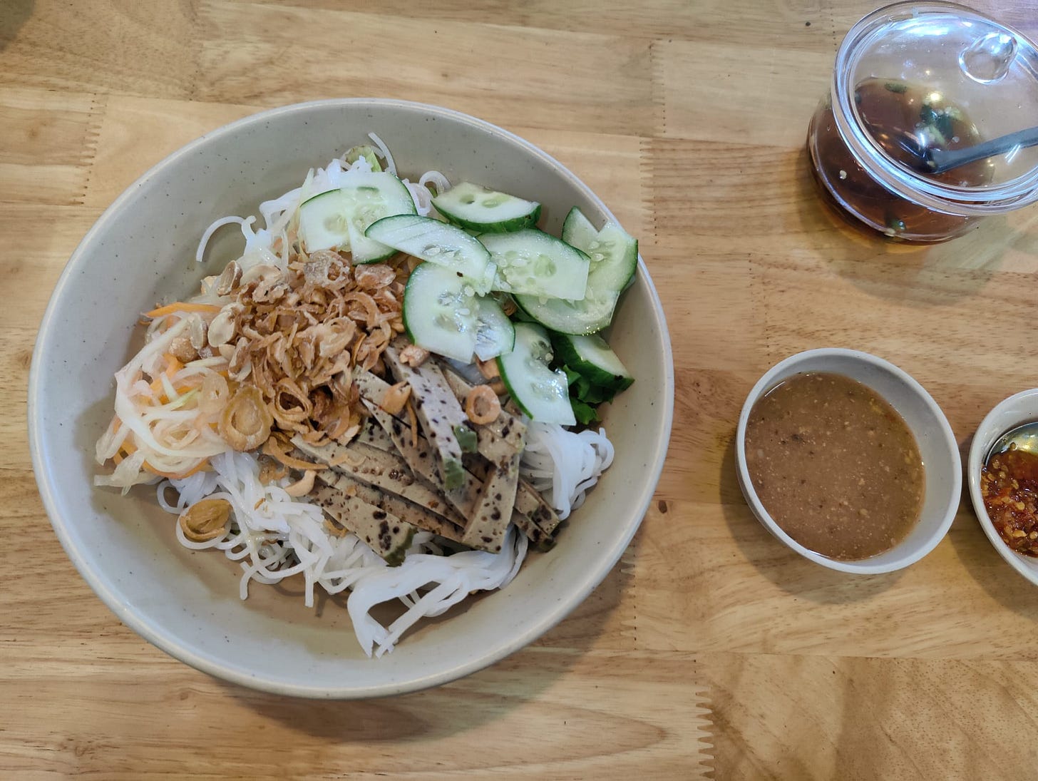 bowl of noodles in vietnam