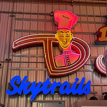 a host of signs from the Valley Relics Museum