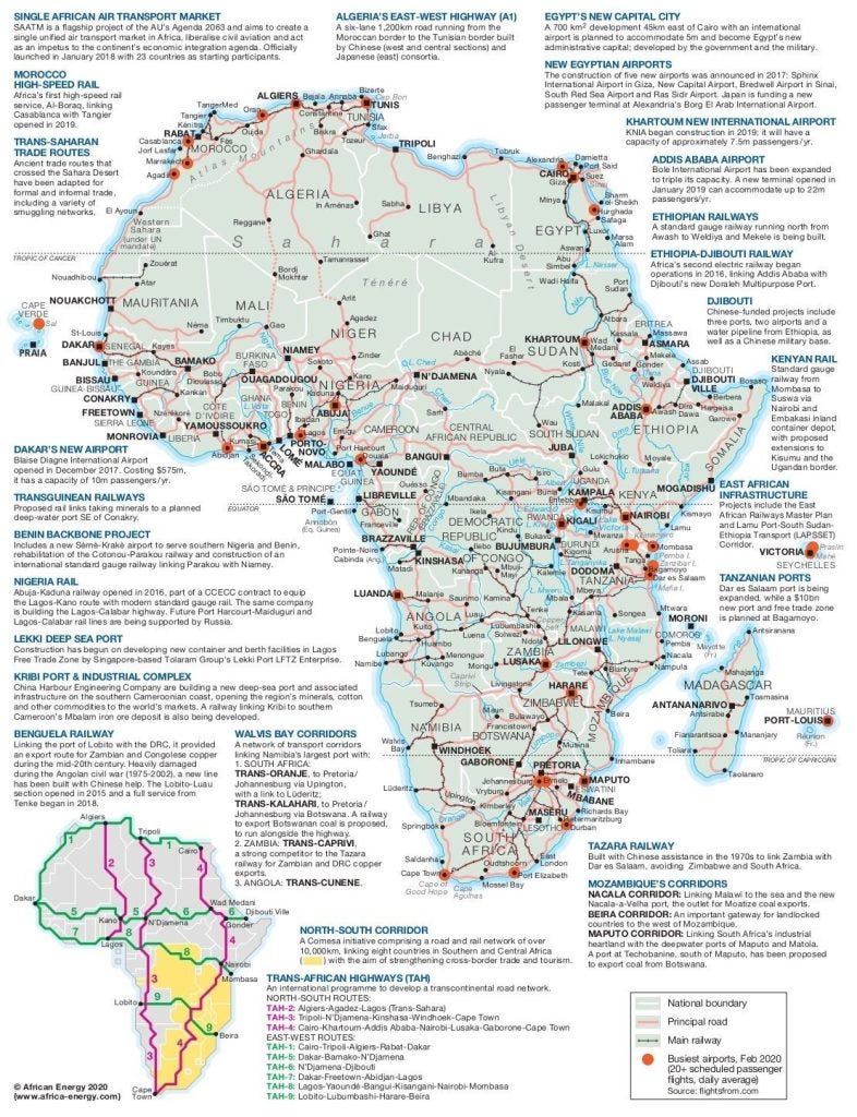 Mapping Africa's Infrastructure Transformation: A Journey Towards Connectivity and Prosperity - Transportation Solutions by Air and Sea | Express Handling Services Mapping Africa's Infrastructure Transformation: A Journey Towards Connectivity and Prosperity - Transportation Solutions by Air and Sea | Express Handling Services