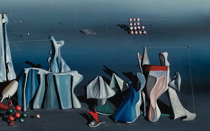 The liquescent portals of Yves Tanguy's Surrealist paintings