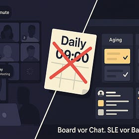 Asynchrone Agilität: Warum das Daily Stand-up im Home-Office scheitert – und was wirklich funktioniert