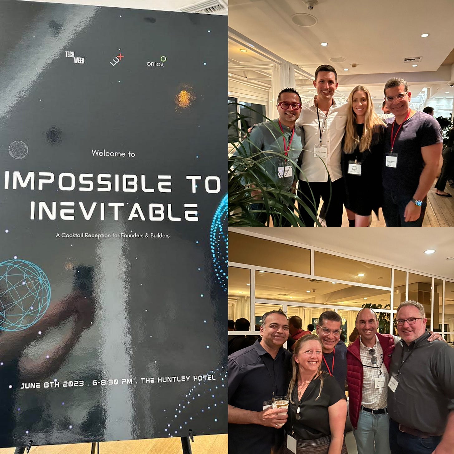 Mashup of photos from our Impossible to Inevitable Event in LA Mashup of photos from our Impossible to Inevitable Event in LA