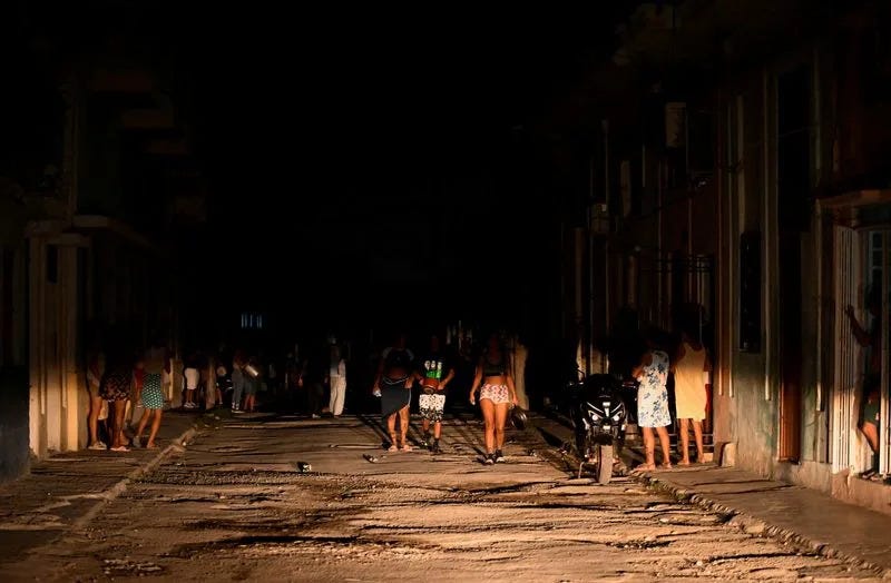 Cuba's national electric grid collapses, leaving millions without power