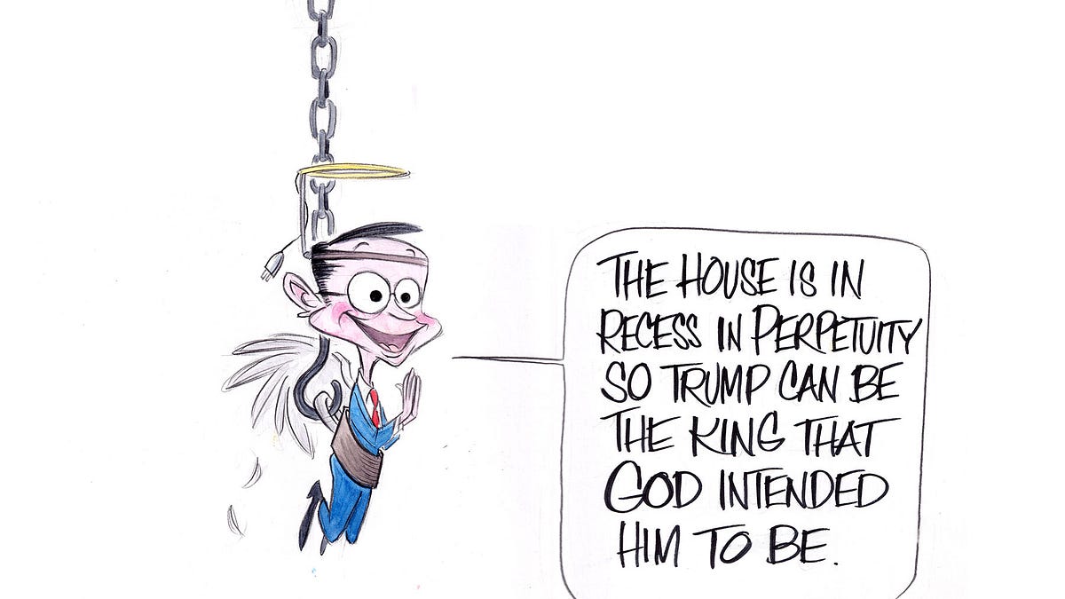 Mike Johnson believes in the divine right of kings