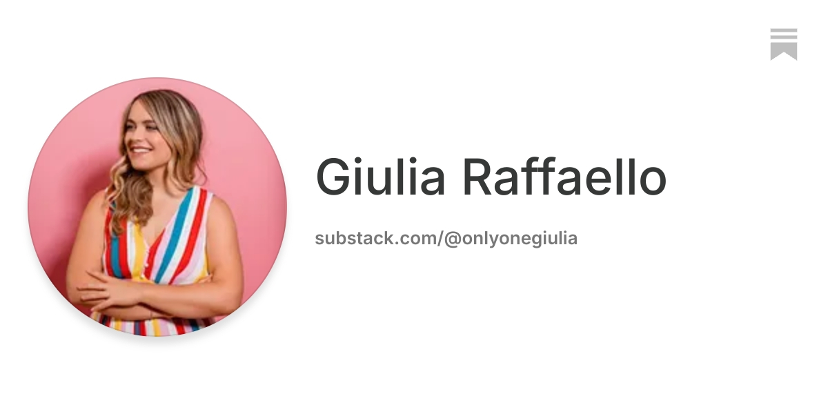 Giulia Raffaello | Substack