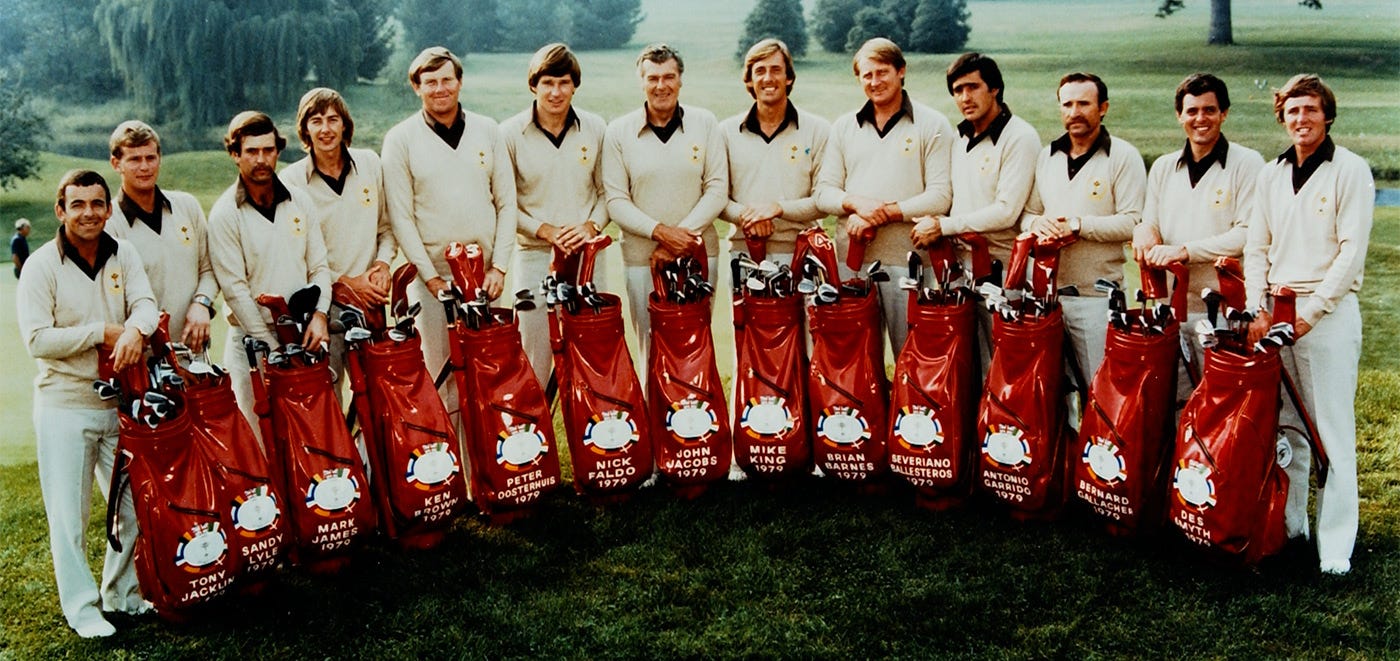 Flashback Friday: 1979 Ryder Cup - Fried Egg Golf