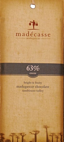 Madecasse - 63% Dark Chocolate Madecasse - 63% Dark Chocolate
