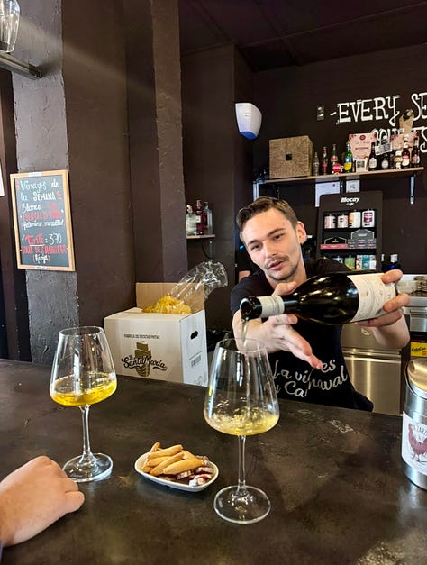 wine bar, tapas, spanish wine, natural wine
