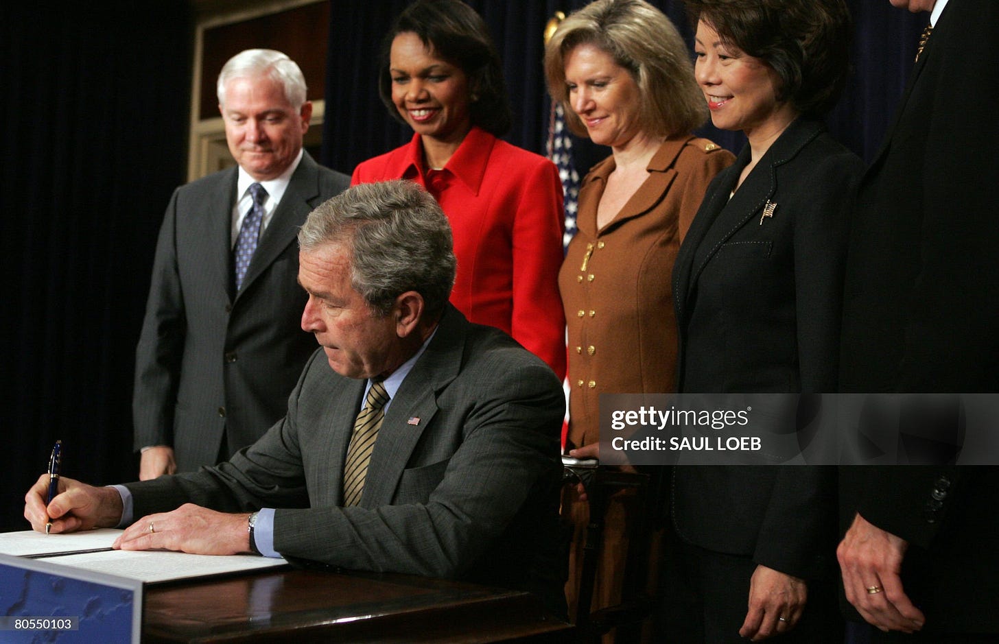 Bush Makes Statement On Colombia Free-Trade Agreement Bush Makes Statement On Colombia Free-Trade Agreement