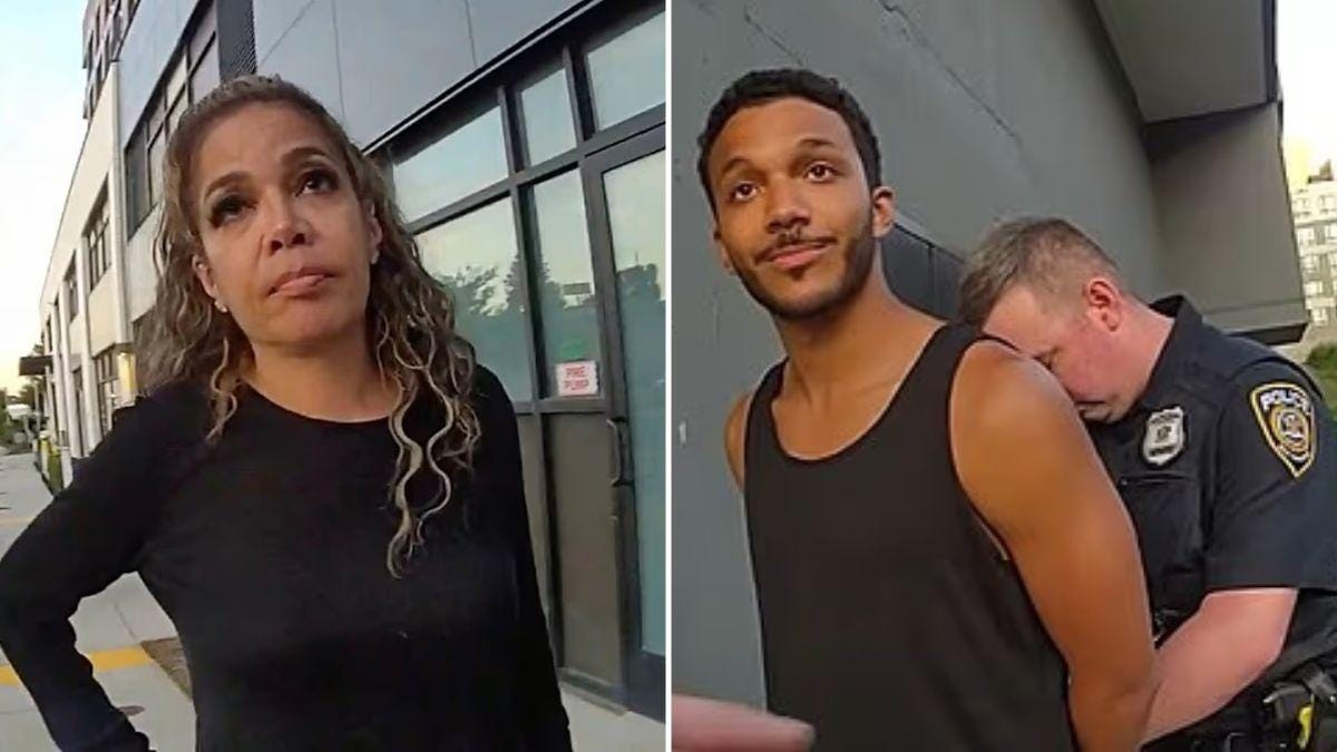 Sunny Hostin tried to convince officers to drop trespassing allegations against her son, Gabriel. Sunny Hostin tried to convince officers to drop trespassing allegations against her son, Gabriel.