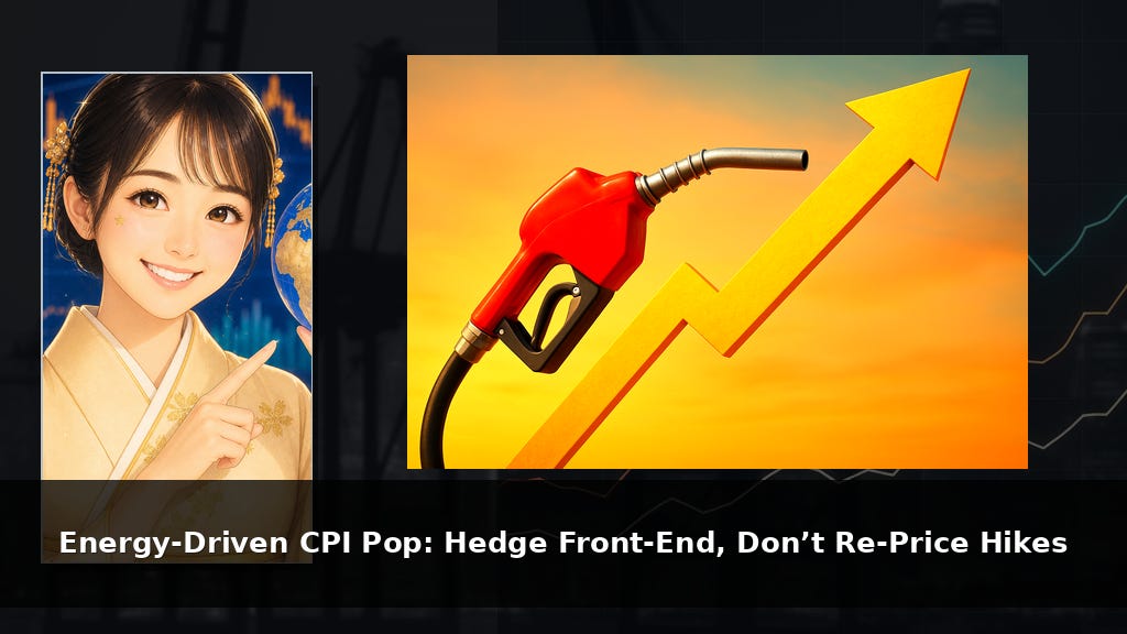 Energy-Driven CPI Pop: Hedge Front-End, Don’t Re‑Price Hikes