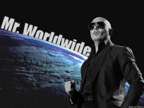 Mr. Worldwide by OmNomLlama on DeviantArt