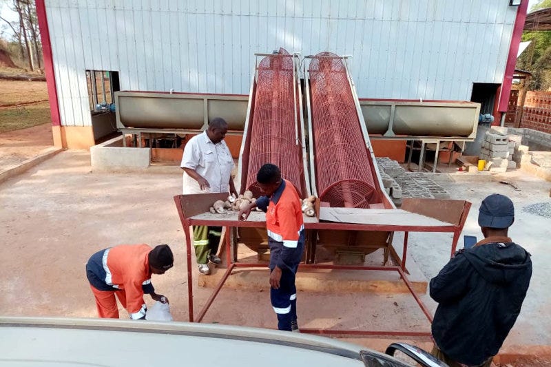 Premiercon produces starch from cassava. Premiercon produces starch from cassava.