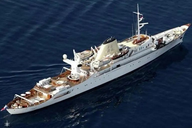 El yate Christina del magnate griego Aristóteles Onassis