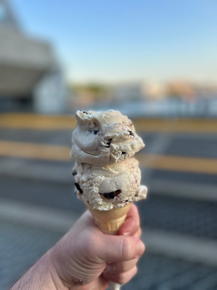 ice cream, drawbridge, architecture