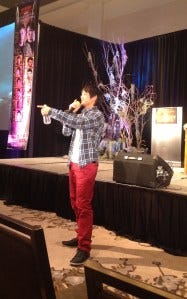 Osric bonds with fans