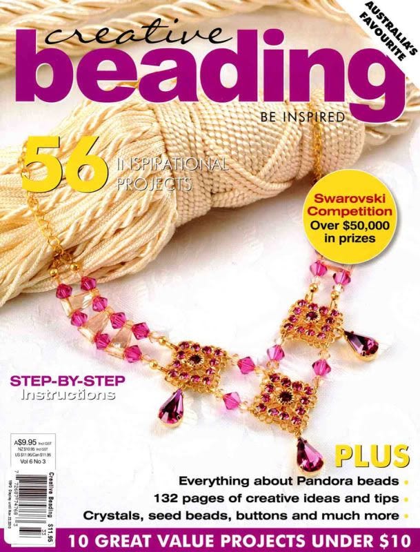 australia creative beading magazine 6.3 bead embroidery beadwork thelonebeader Boston artist australia creative beading magazine 6.3 bead embroidery beadwork thelonebeader Boston artist