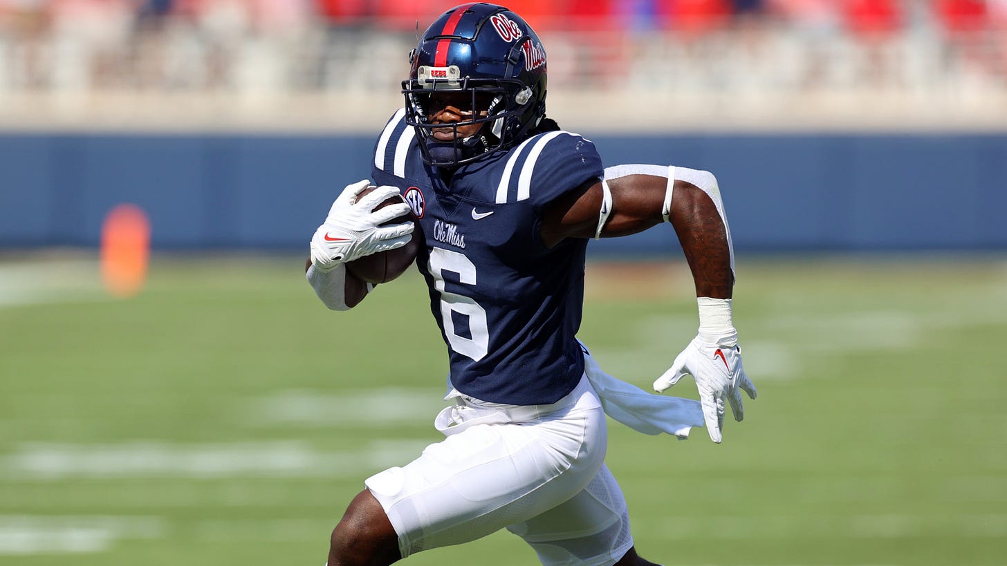 Zach Evans - Football - Ole Miss Athletics