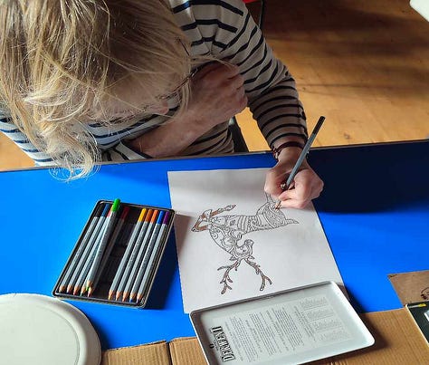 Driftwood panel creations by Buckhaven Arts & crafts club members