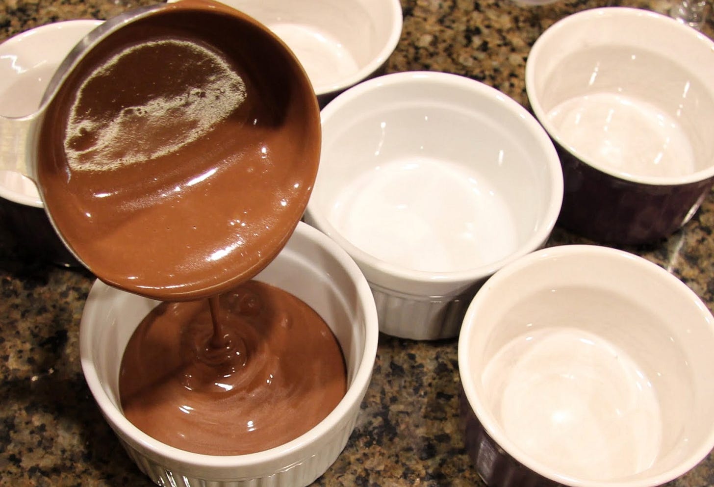 dark chocolate pudding