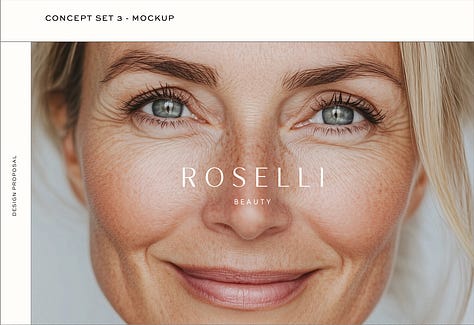 Roselli Beauty Branding Images
