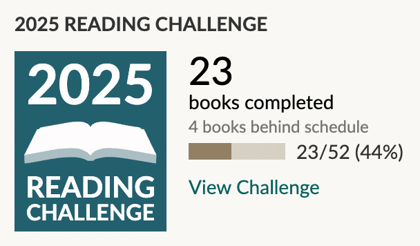 Goodreads reading challenge