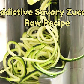 Addictive Savory Zucchini Raw Recipe