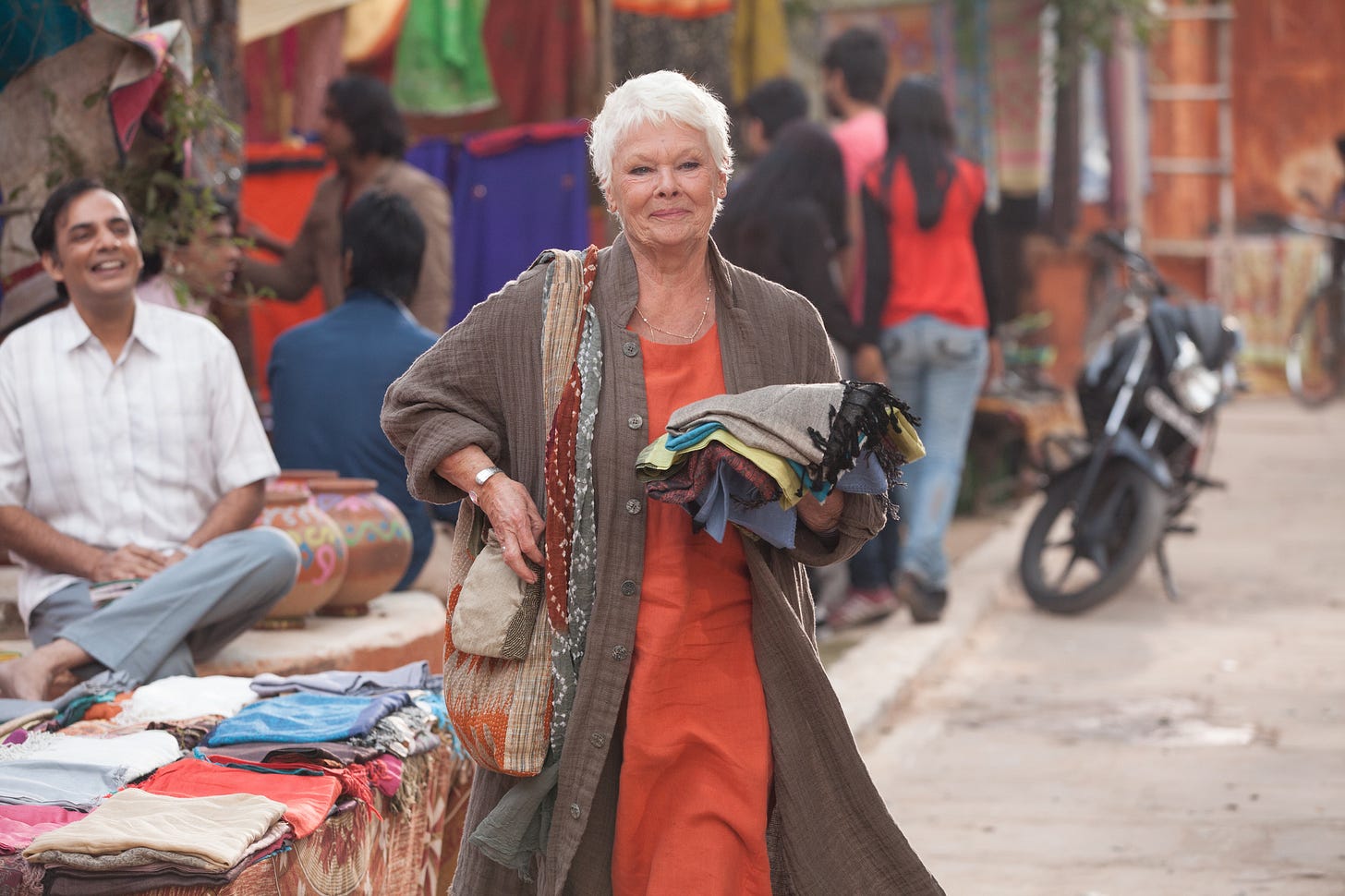 Judi Dench in The Second Best Exotic Marigold Hotel (2015)