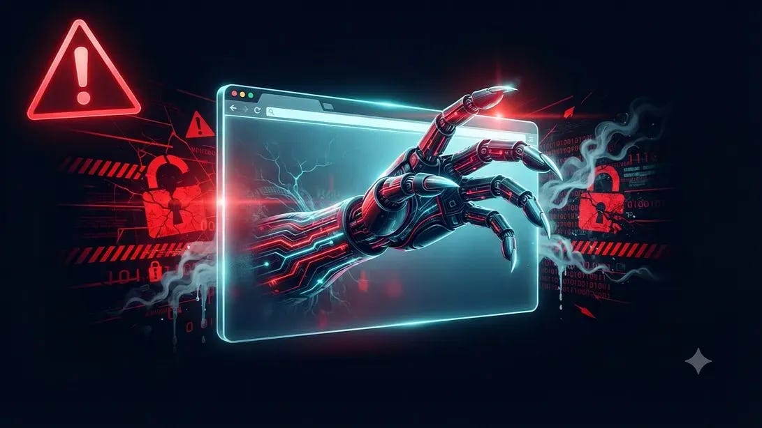 AI Agents With Browser Access: A New Web Security Problem AI Agents With Browser Access: A New Web Security Problem