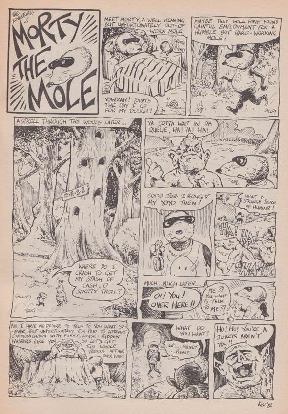 A newspaper page with comic strip

AI-generated content may be incorrect.