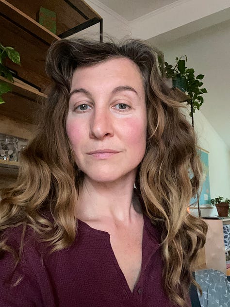Morning, evening and midday shots of my hair