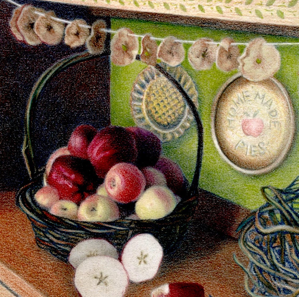 Detail, Apple, Herbcrafter's Tarot. Art by JPC Detail, Apple, Herbcrafter's Tarot. Art by JPC