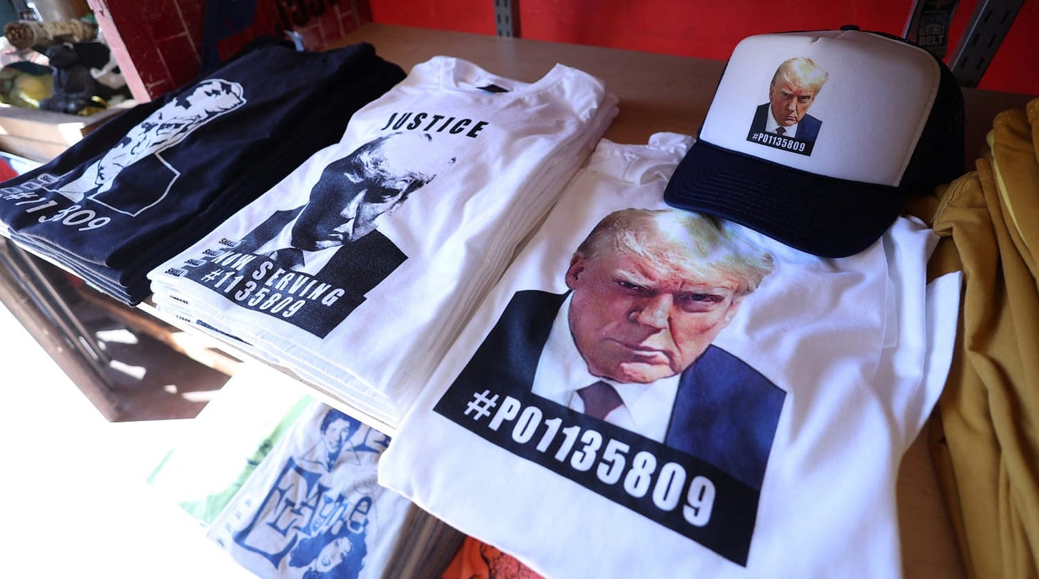 Only Trump could turn his own mug shot into a legal controversy