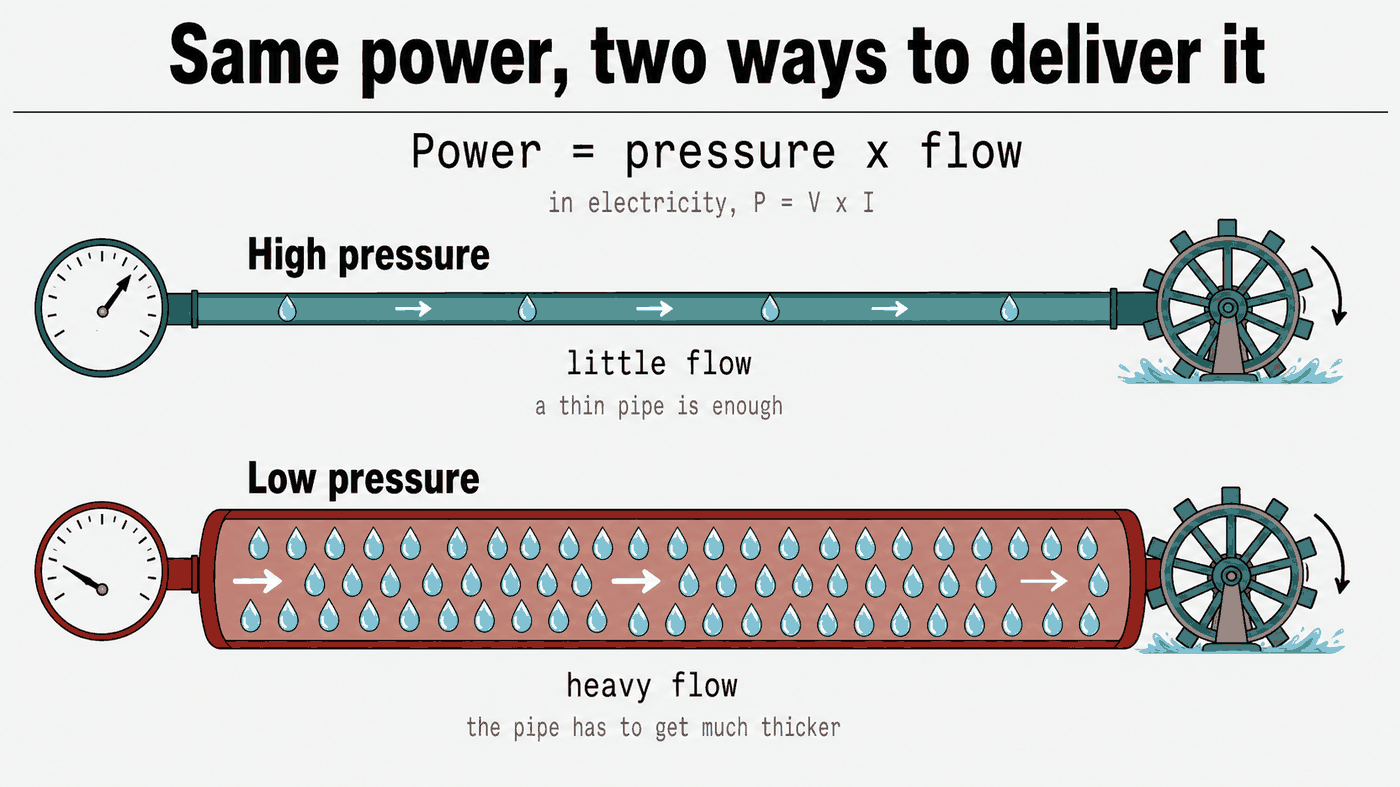 Same power, two ways to deliver it