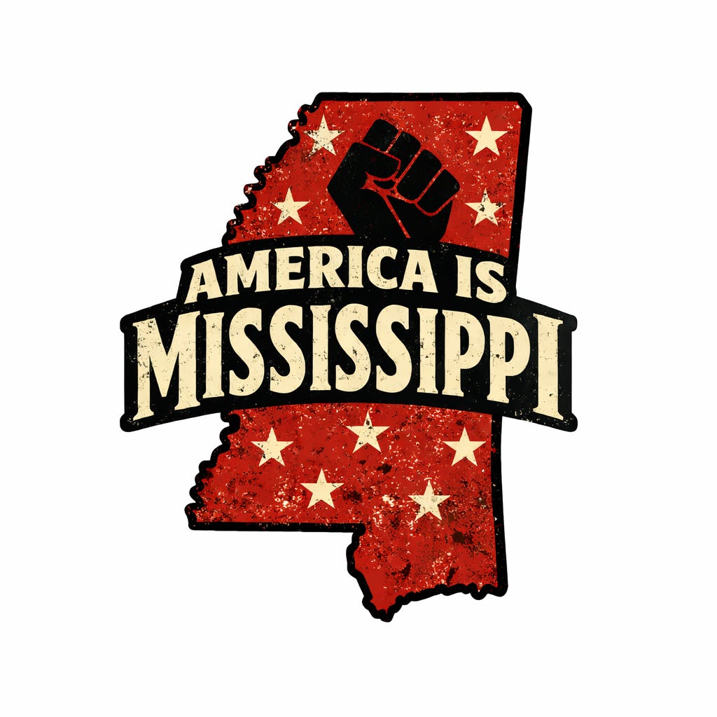 Artwork for America is Mississippi