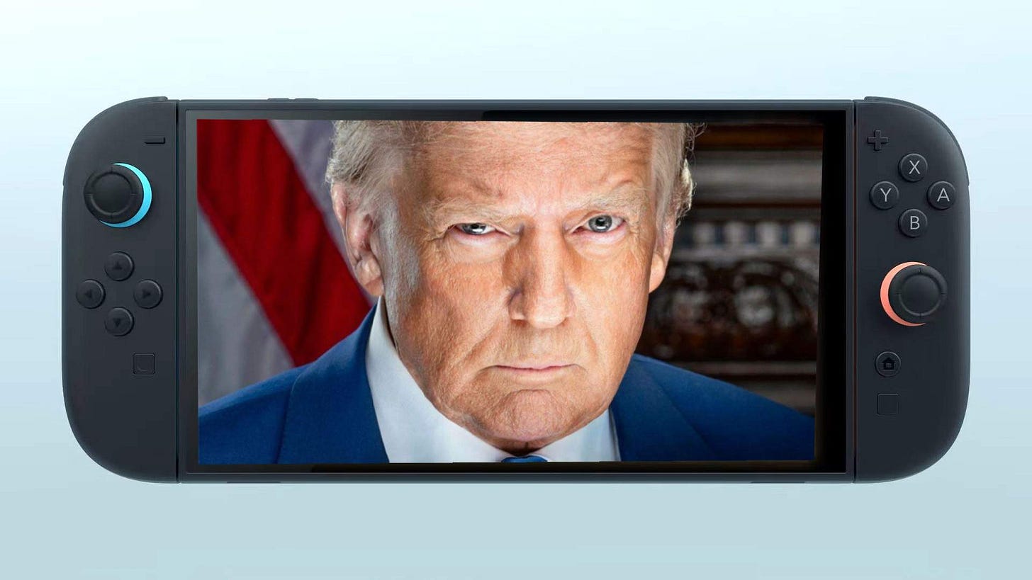 Nintendo Switch 2 Trump tariff Nintendo Switch 2 Trump tariff