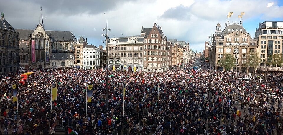 File:Palestine-Hemas-Israel 2023 Conflict - Anti-War Demonstration in Amsterdam.jpg