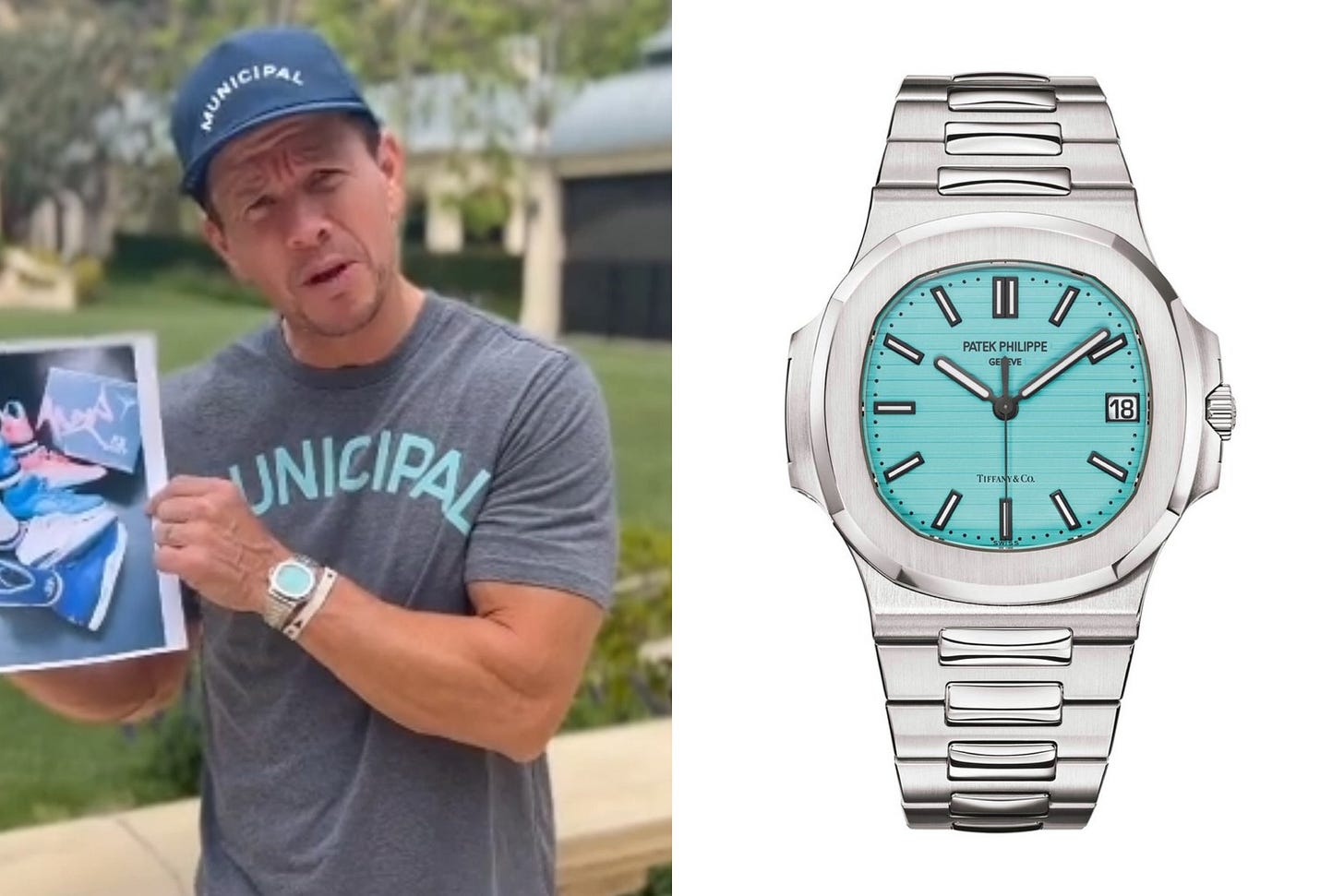 Mark Wahlberg’s Tiffany Blue Patek Philippe Nautilus 5711