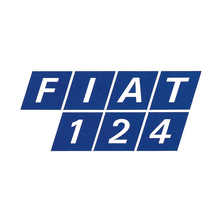 FIAT logo design, Armin Vogt, 1968, LogoArchive, Logo Histories