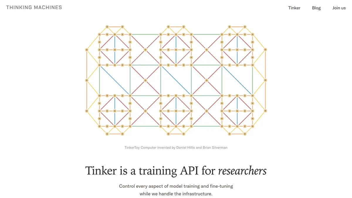 Thinking Machines' $12B Tinker is a tool, not an AI