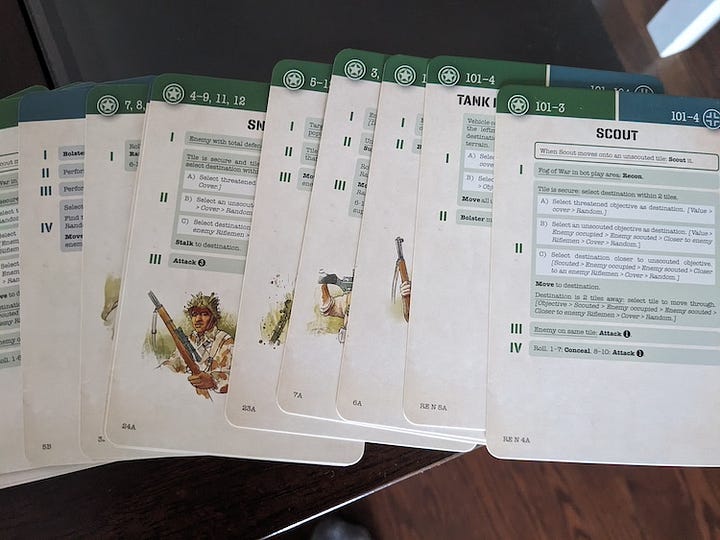 AI Bot cards