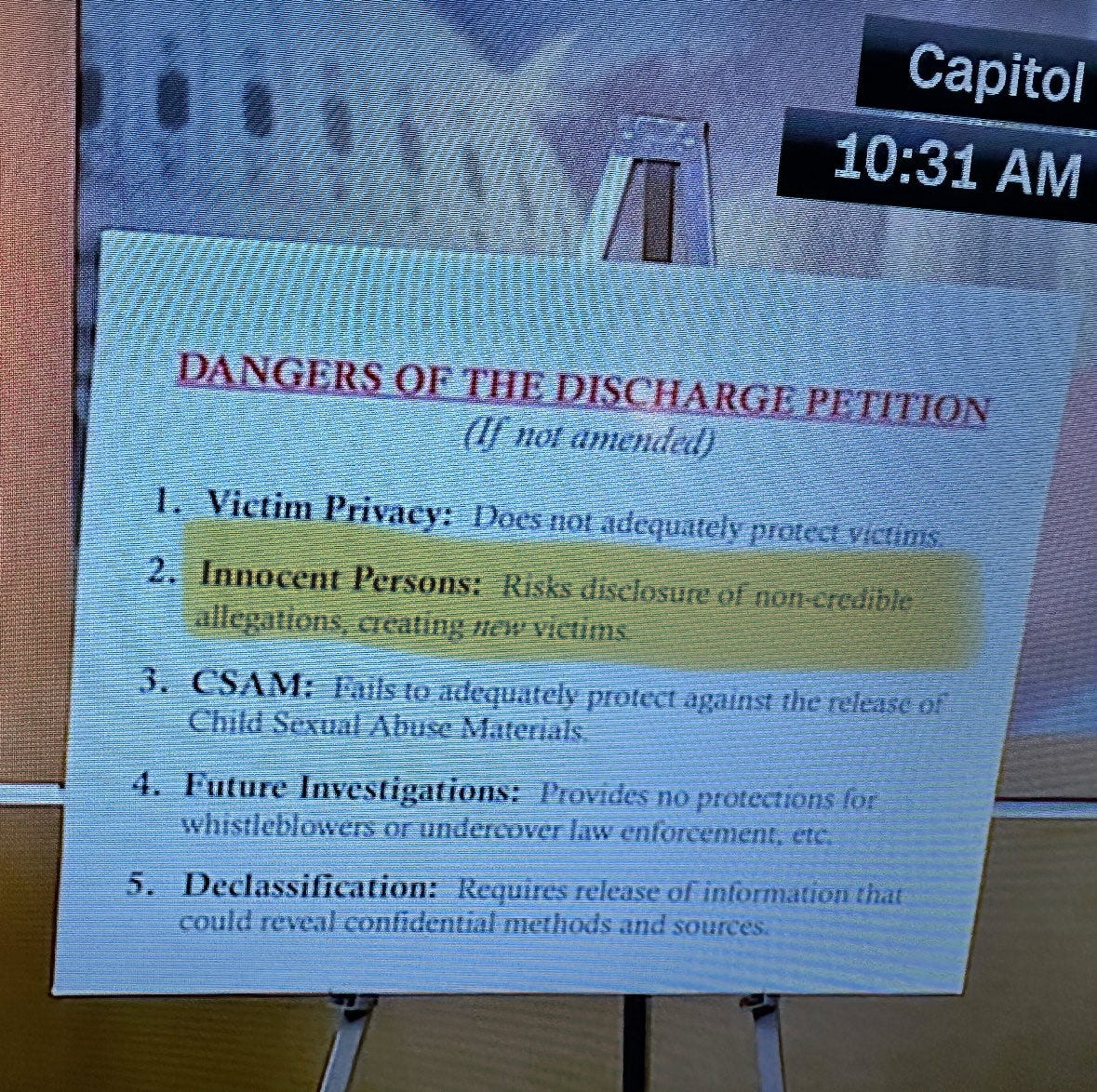 Proposed Changes by Speaker Mike Johnson. Shared by Rep. Massie — outlines exactly how the amendments would have hidden names and minimized accountability.