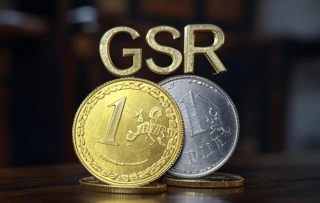 The Gold to Silver Ratio (GSR) and how you can possibly take advantage of it