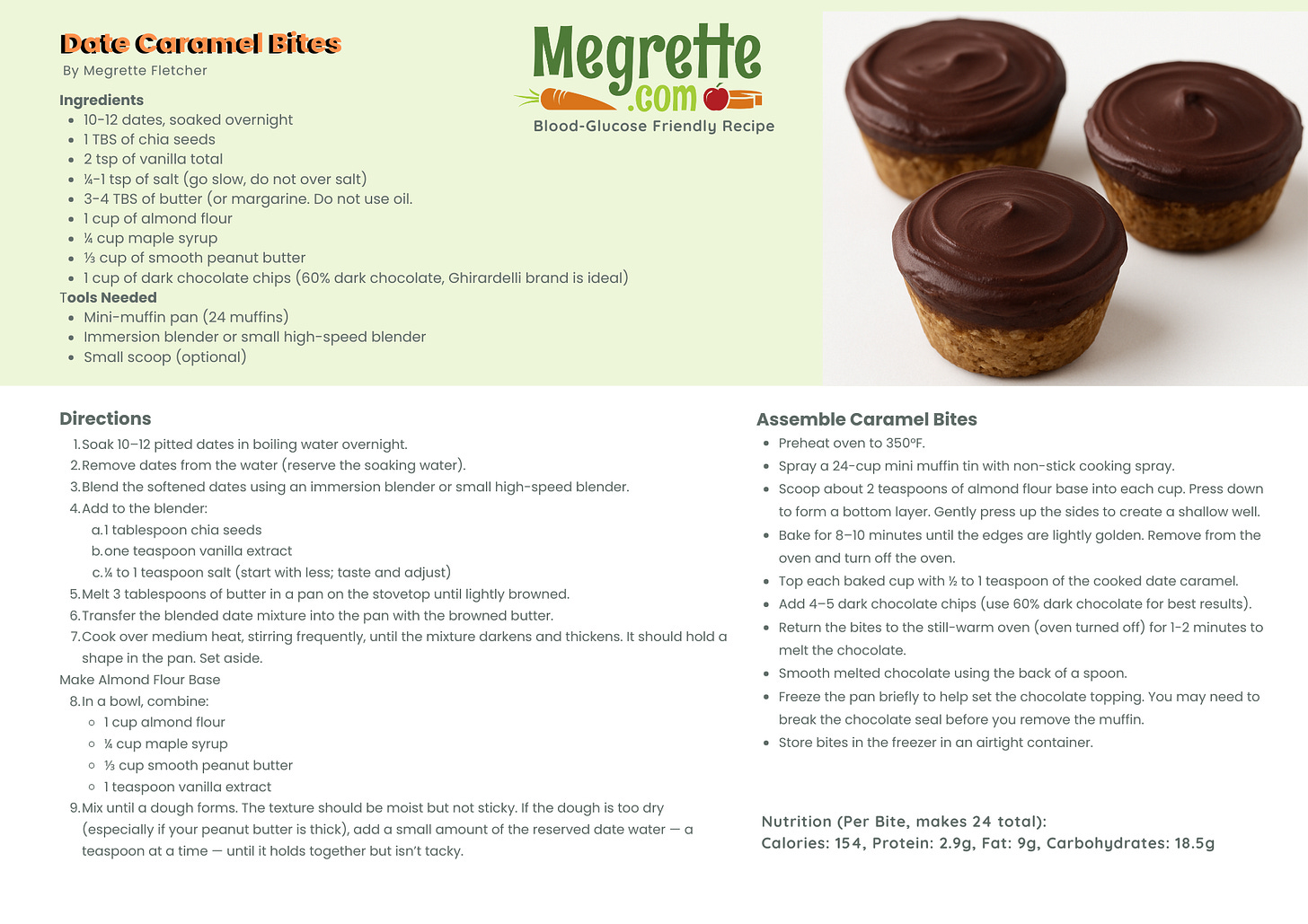 Date Caramel Bite Recipe 