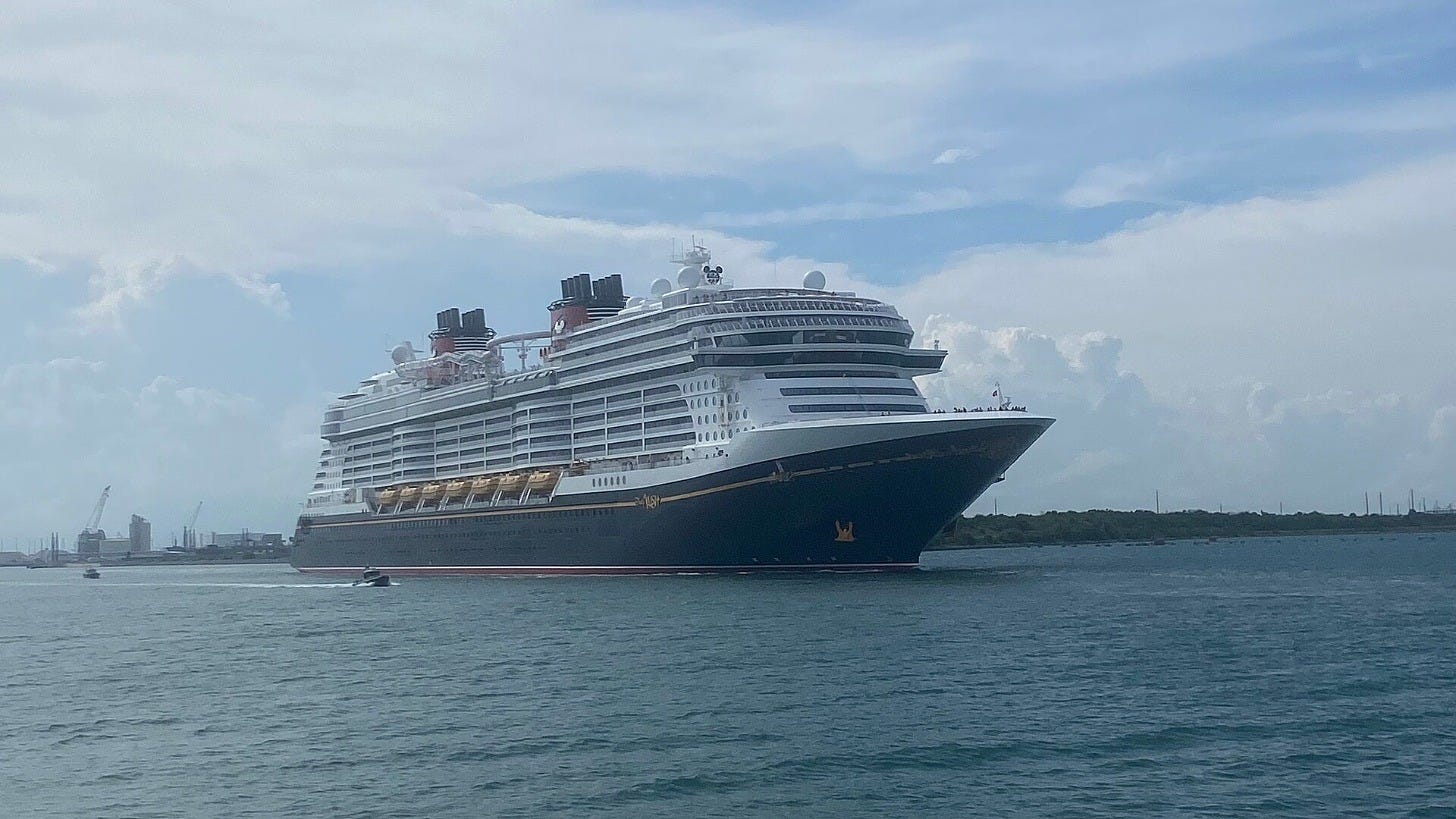 The Disney Wish leaves Port Canaveral in September 2026. Image: Jack Adamenko via Wikimedia Commons The Disney Wish leaves Port Canaveral in September 2026. Image: Jack Adamenko via Wikimedia Commons