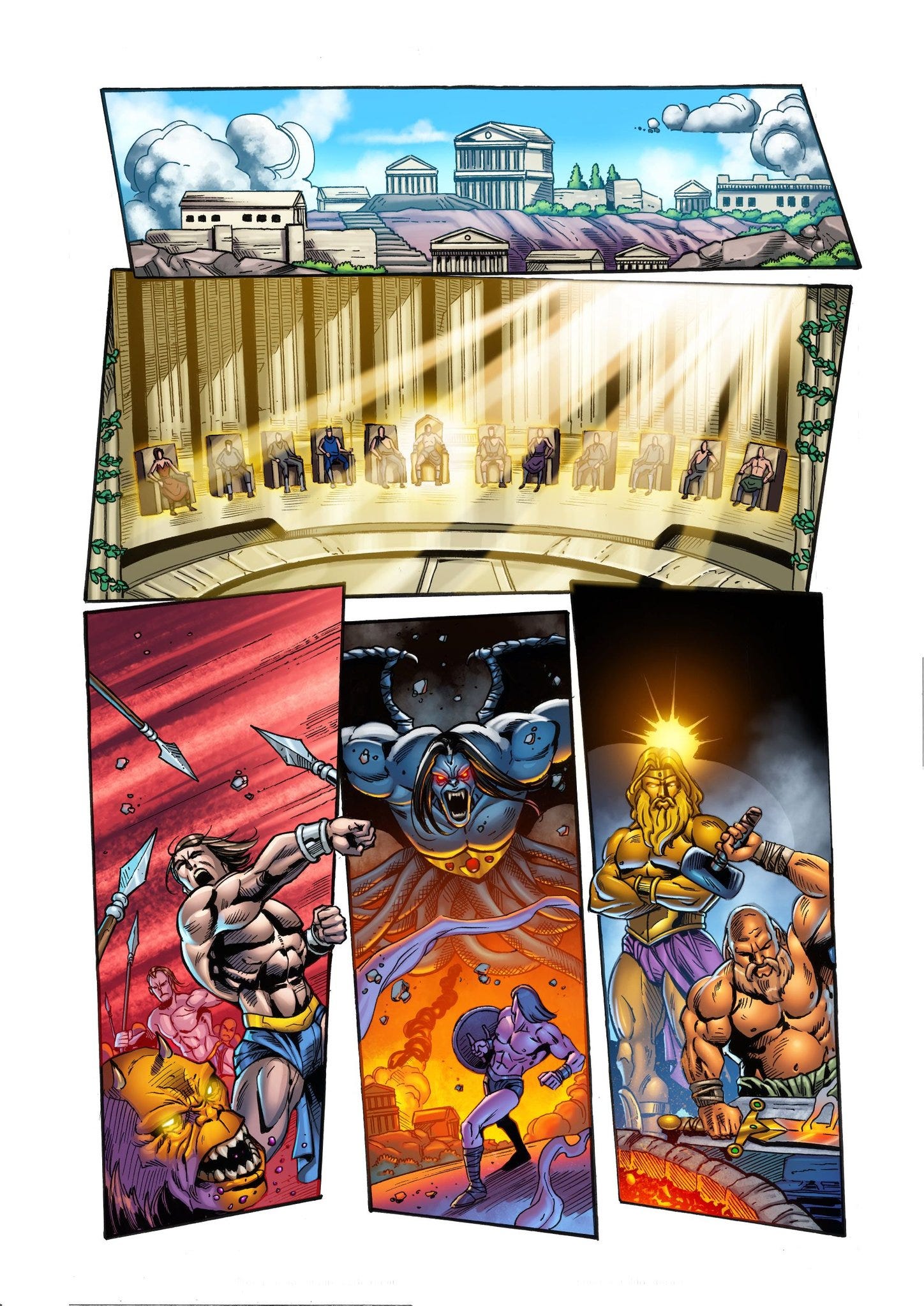 May be pop art of Superman and text