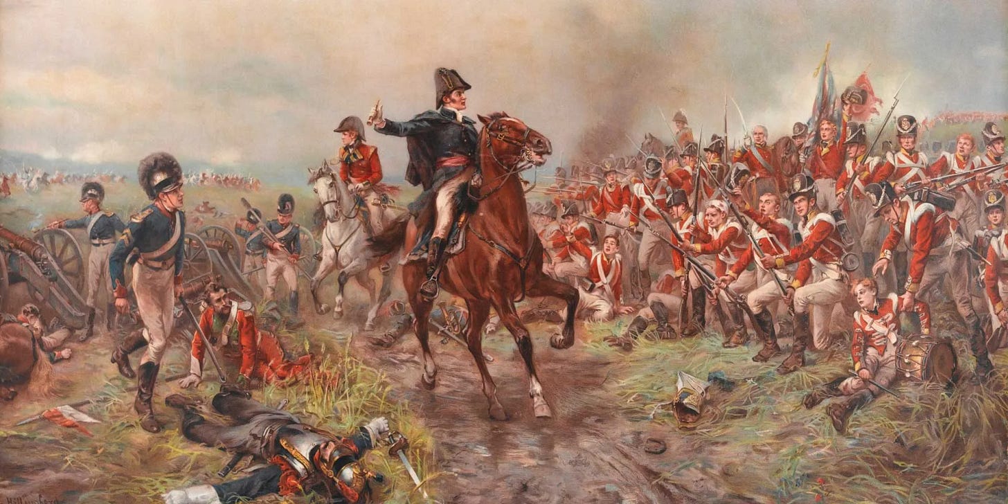 Battle of Waterloo 油画:滑铁卢战役 Battle of Waterloo 油画:滑铁卢战役