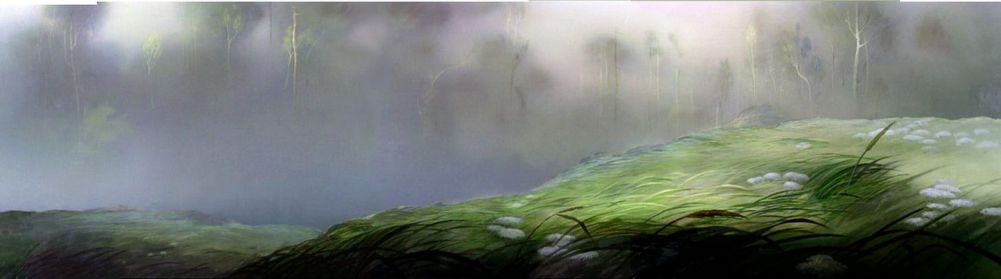 Background Painting from Disney's Bambi