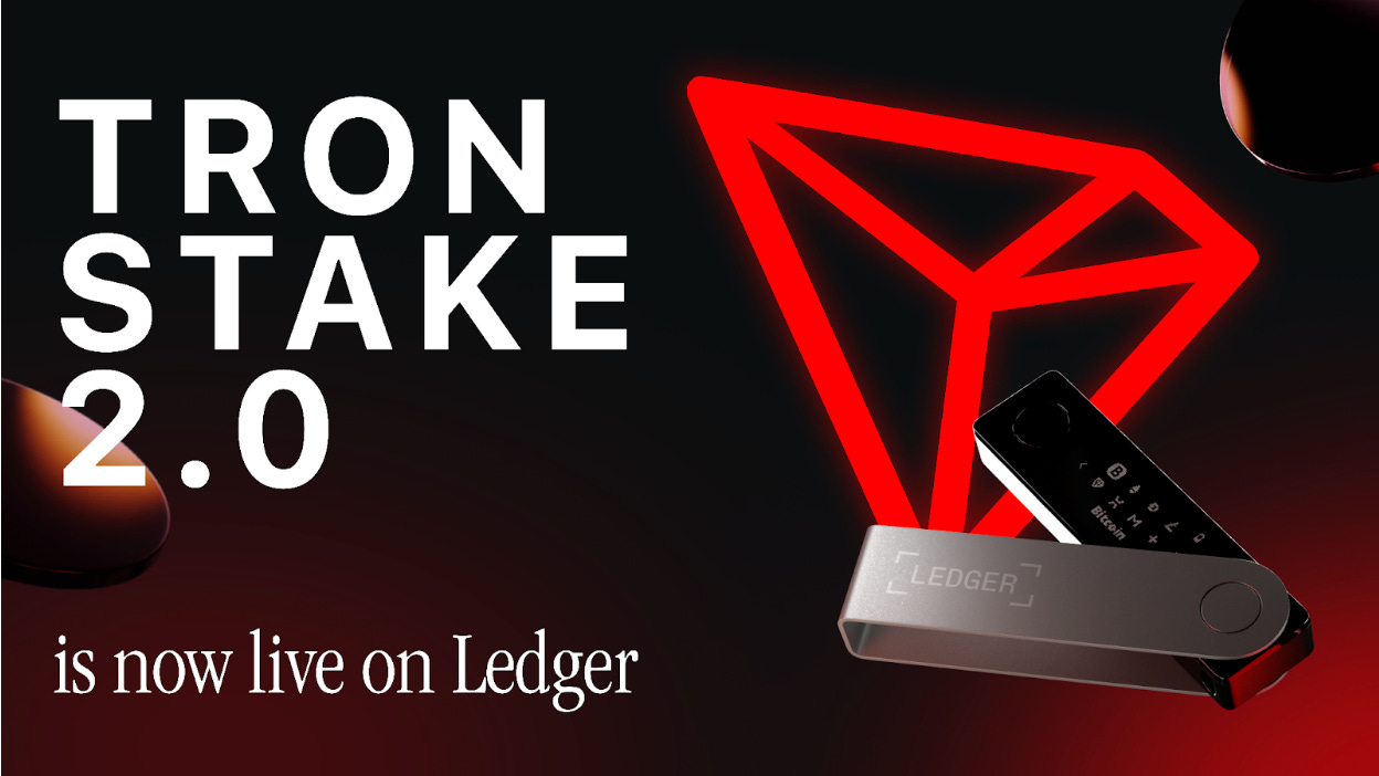 StakeKit Launches TRON Stake 2.0 on Ledger Live StakeKit Launches TRON Stake 2.0 on Ledger Live