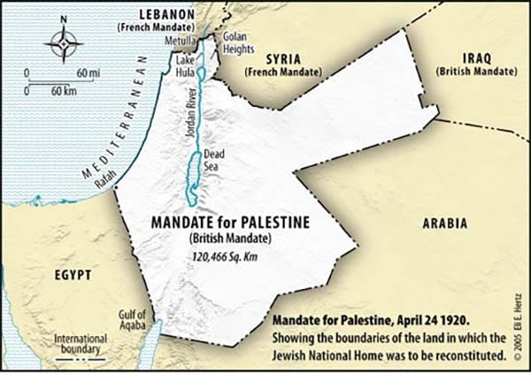 British Mandate 1920 British Mandate 1920